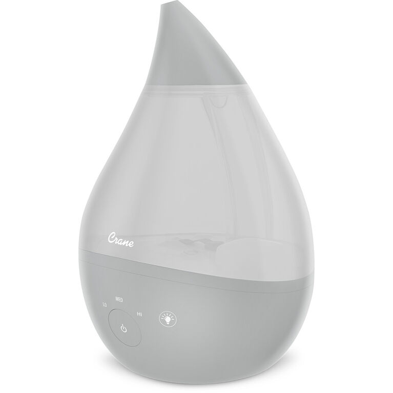 L'humidificateur ultrasonique à brume fraiche et remplissage par le haut goutte grise Crane