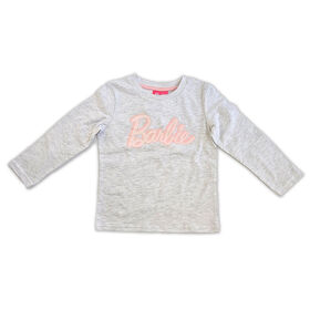 Barbie Long Sleeve Tee - Lt. Grey 2T