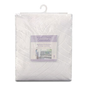 Koala Baby - Waterproof Mattress Protector 2 Pk - White