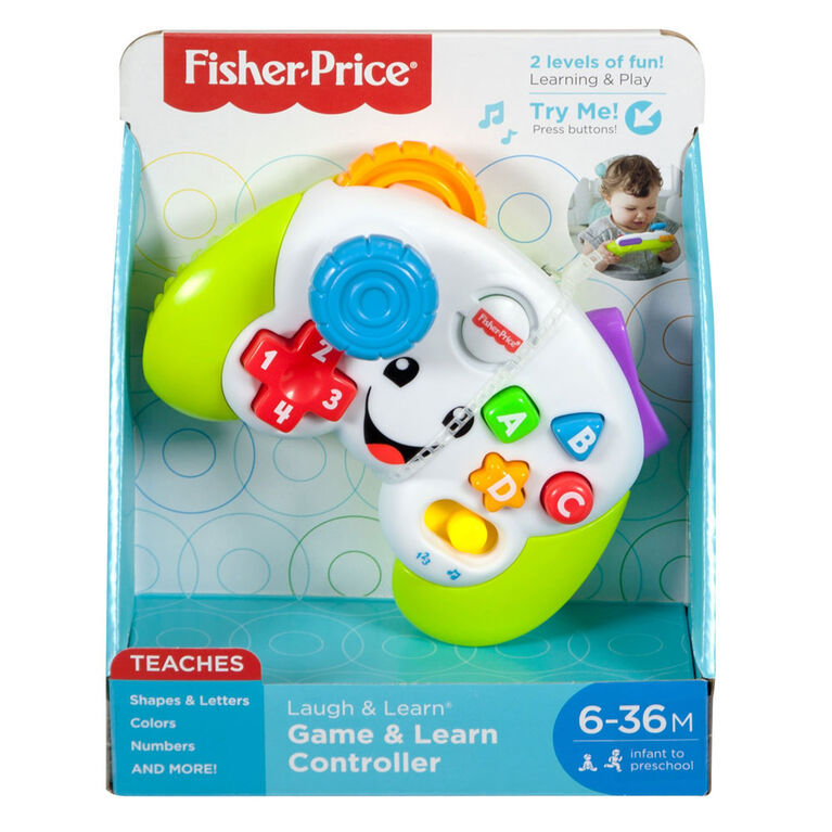 Fisher-Price - Rires et Éveil - Manette de jeu éducative - Édition anglaise