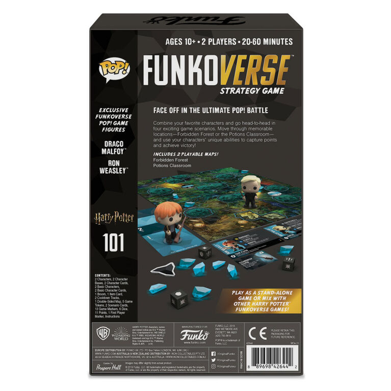 Funkoverse Strategy Game: Harry Potter 2-Figure Pack (2 Players) - English Edition