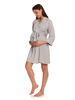 Chloe Rose 2 Piece Maternity & Nursing Robe Set Grey M
