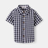 RISE Little Earthling Shirt Navy Plaid