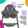 Chaise haute Canteen de Cosco Kids - Grise