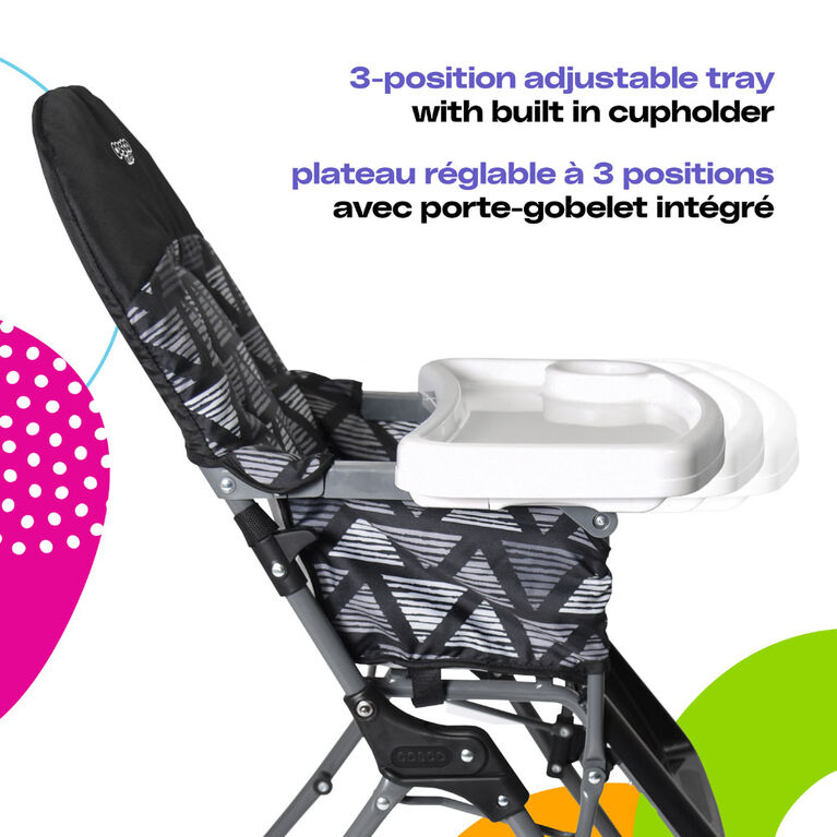 Chaise haute Simple Fold de Cosco Kids  -  Torn Triangle