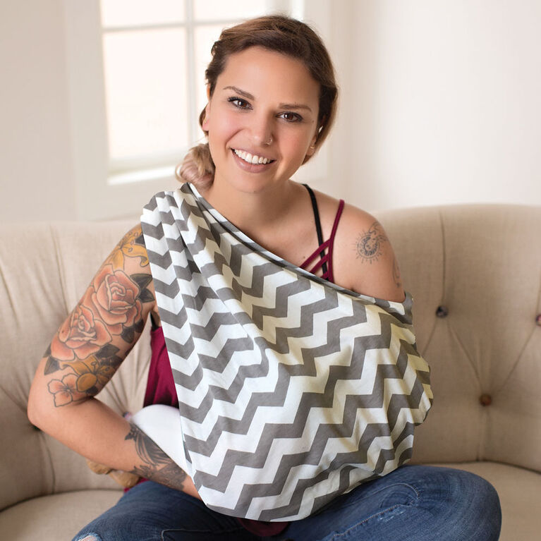 Itzy Ritzy Mom Boss 4in1 MultiUse Nursing Cover, Car Seat Cover