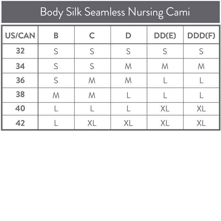 Bravado Body Silk Seamless Nursing Cami - Black Medium