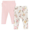 Just Born - 2-Pack Baby Vintage Floral Leggings - 6-9 months