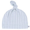 Just Born  - 2 piece Swaddle Blanket+Hat - Blue Plaid