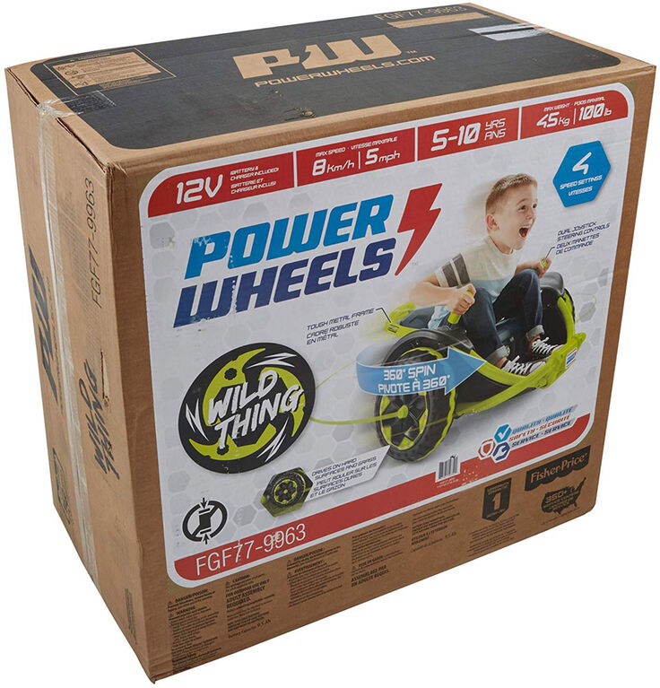 Power Wheels Wild Thing Vert Toys R Us Canada