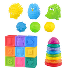 Imaginarium Baby - Busy Stack, Shapes N Squishy Friends