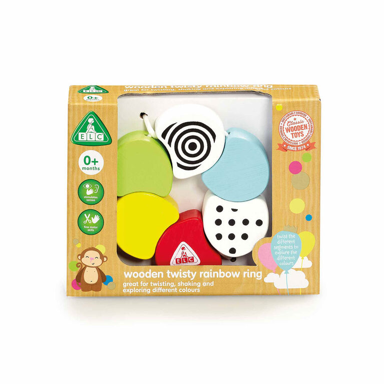 Early Learning Centre Wooden Twisty Rainbow Ring - English Edition - R Exclusive