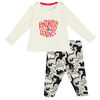 Earth by Art & Eden - Ensemble de 2 Leggings Hazel - Blanc, 12 mois