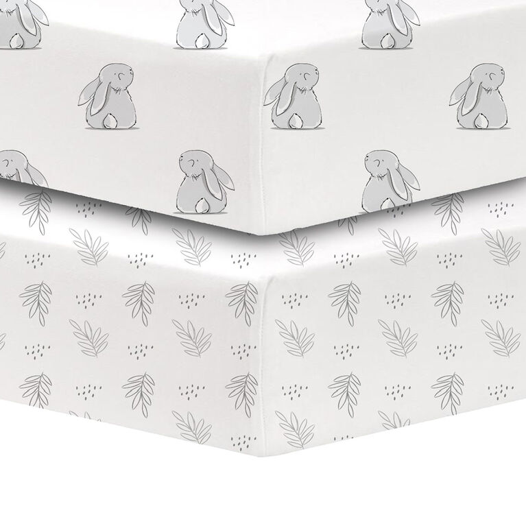 Koala Baby - 2 Piece Percale Sheets Bunny/Feuille