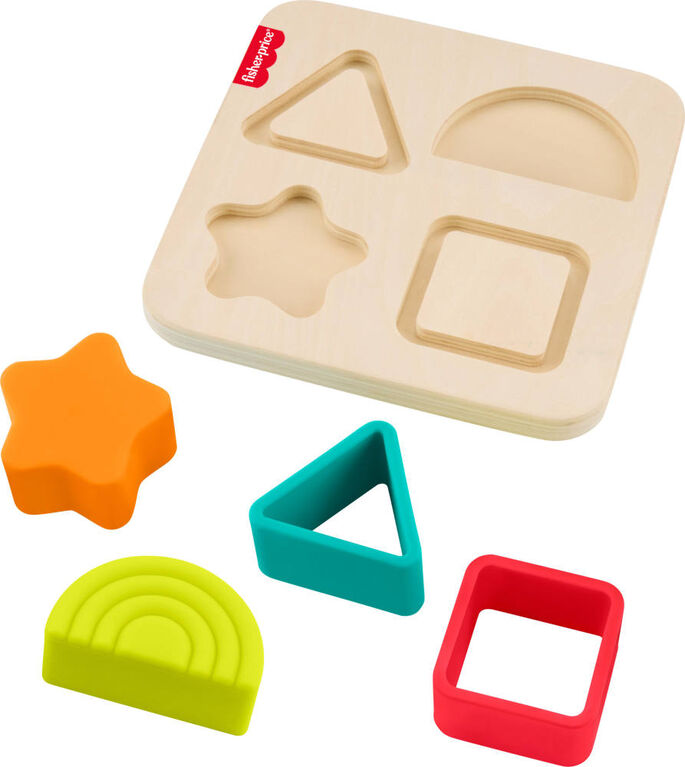 Fisher-Price Wooden Silicone Puzzle