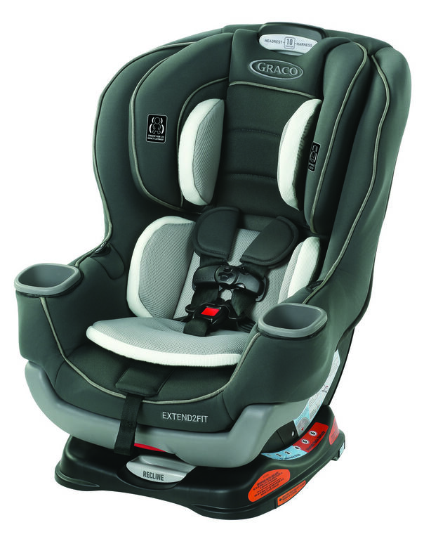 Graco Extend2Fit Convertible Car Seat, Carter