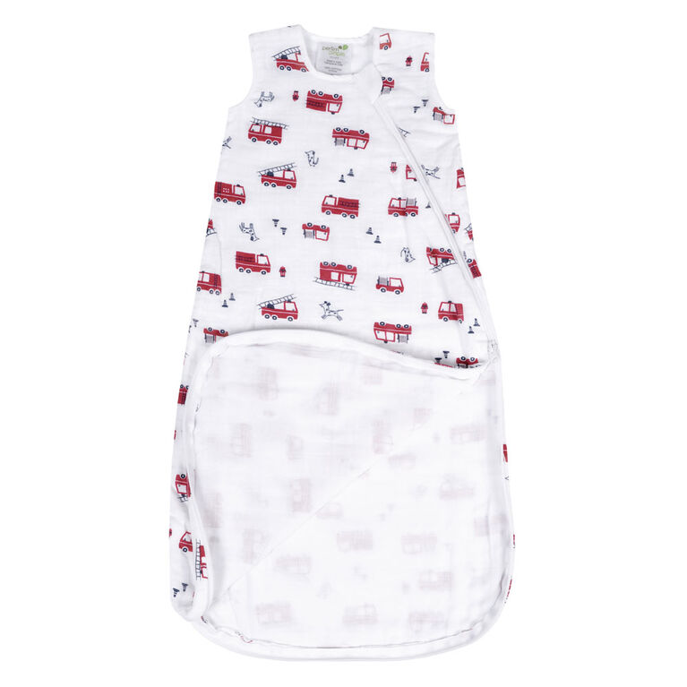 Sleepbag Muslin Allover Fire Trucks 6-18 mois
