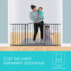 Extra Wide Decor Safety Gate Grey