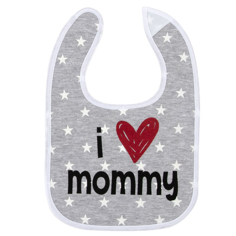 Baby Essentials - I Love Mommy Bib 3Pk