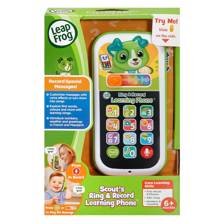 LeapFrog Scout's Ring & Record Learning Phone - English Edition