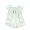 Robe manches courtes à rayures vertes avec motif Bunny de Koala Baby, 24 Mois