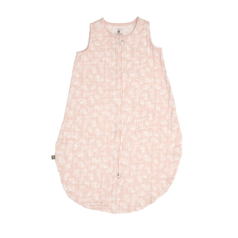Red Rover - Cotton Muslin Sleep Bag Medium - Pink Meadow