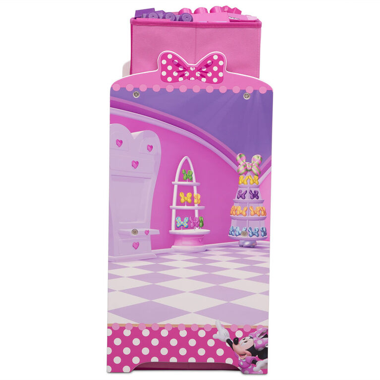 Delta Children - Disney Minnie Mouse 6 Bin Design and Store Toy Organizer