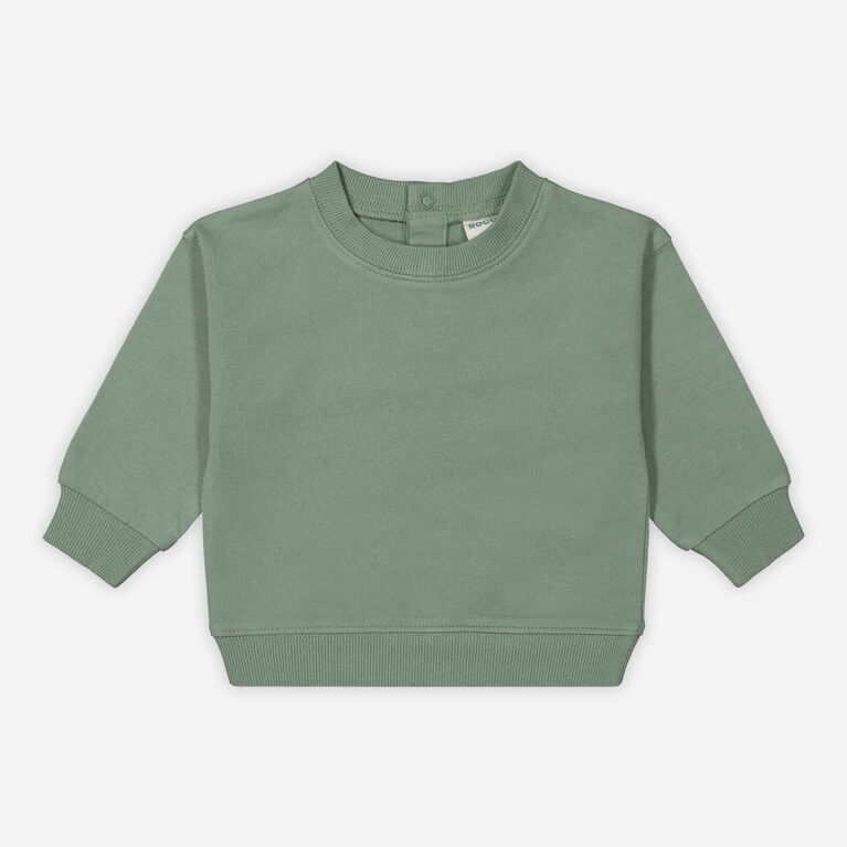 Rococo Long Sleeve Sweatshirt Olive 18-24 Months