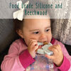 babyworks Silicone & Beechwood Teething Ring - "Elly" Elephant