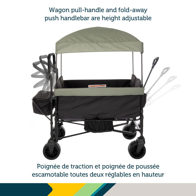 Safety 1st Summit Quad Wagon Stroller - Olive Haze