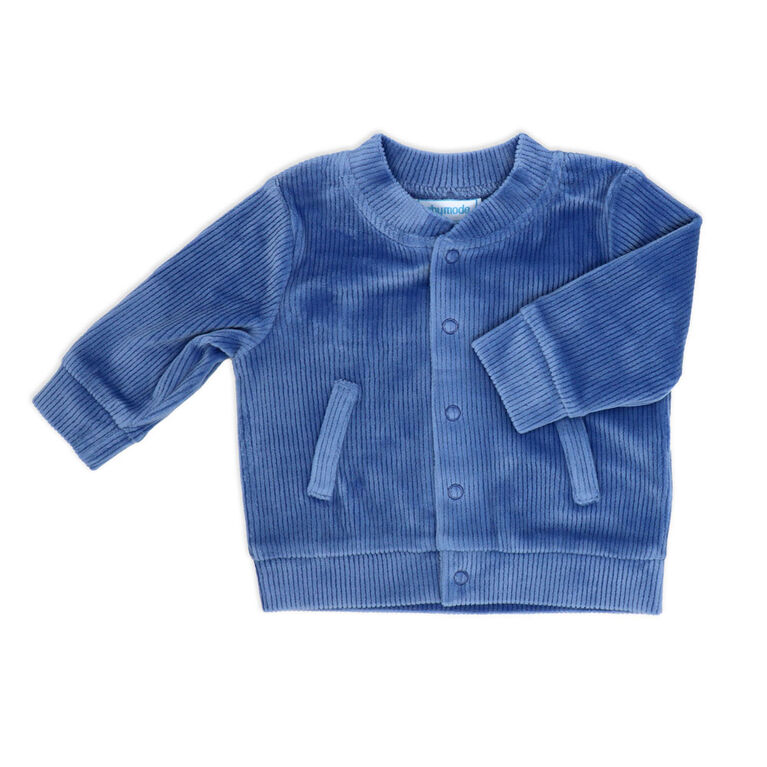 Baby Mode 3 Piece Ribbed Velour Varsity Set: Fierce Lion