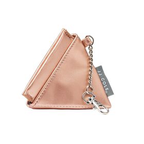 JJ Cole Vegan Leather Pacifier Pyramid - Rosegold