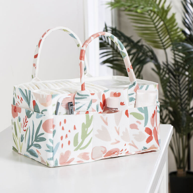 Painterly Floral Storage Caddy