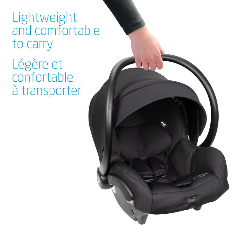 Gia XP 3-Wheel Travel System - Midnight Black