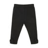 Koala Baby Solid Black Legging With Bow, Size 12-18 Months