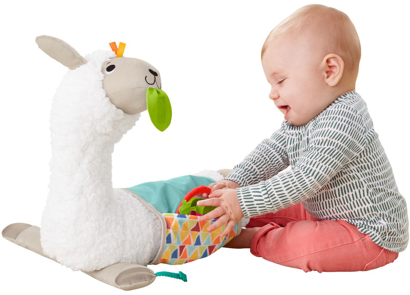 Fisher price grow with hotsell me tummy time llama