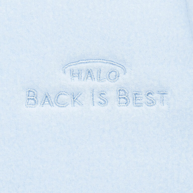 HALO SleepSack Wearable Blanket - Micro-Fleece - Blue  Small 0-6 Months