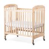 Foundations Next Gen Serenity Fixed-Side Compact Slatted Crib, Natural