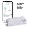 Safety 1st Dual Smart Outlet Plug - Connected Home Collection (Alexa and Google Home Compatible)