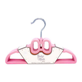 Baby Mode Signature Grey Bear Hanger: Set of 6