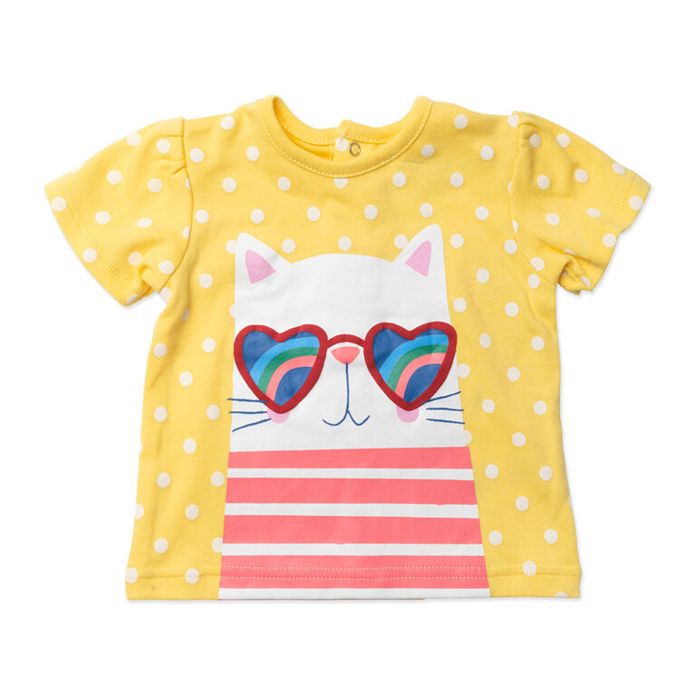 Lily & Jack Ensemble de leggings 2 Pièces : Chat jaune
