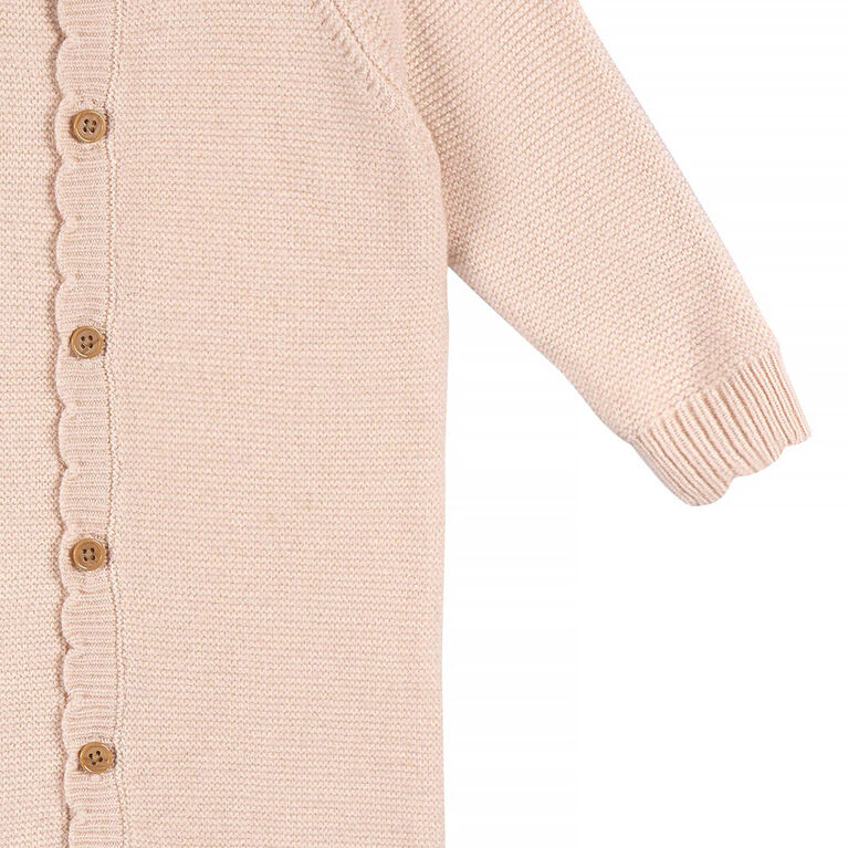 Just Born - Ensemble Pull En Tricot 2 Pièces - Rose