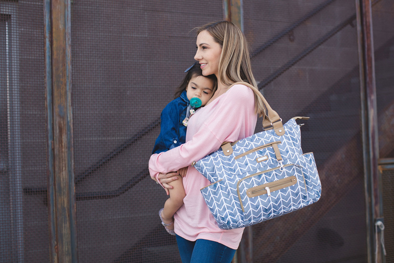 chevron diaper bag