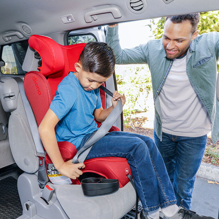 Monterey 2XT Latch 2-in-1 Booster Car Seat, Red