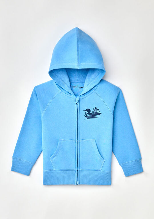 Northern Reflections Littles Loon Zip Chandail à capuchon Bleu