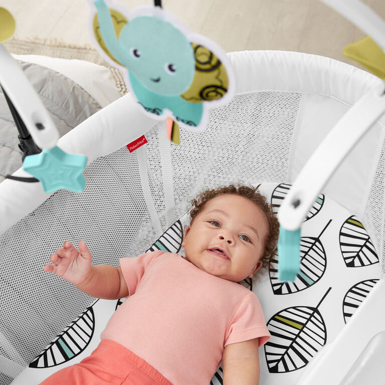 Fisher-Price - Couchette Mouvements apaisants - Chute de feuilles