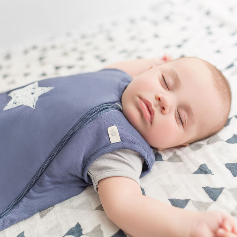 Perlimpinpin - Bamboo sleep bag - Solid navy 18-36