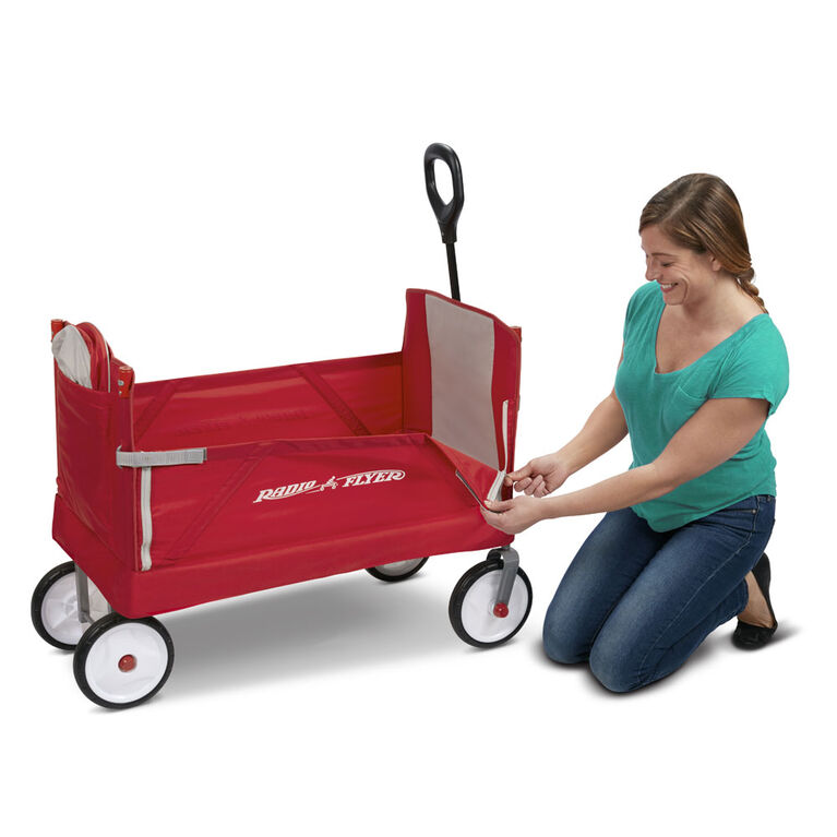 Chariot pliant 3-en-1 EZ avec pare-soleil de Radio Flyer