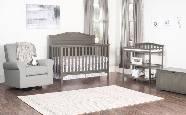 Forever Eclectic By Child Craft Wilmington Arch Top 4 In 1 Convertible Crib Dapper Gray Babies R Us Canada