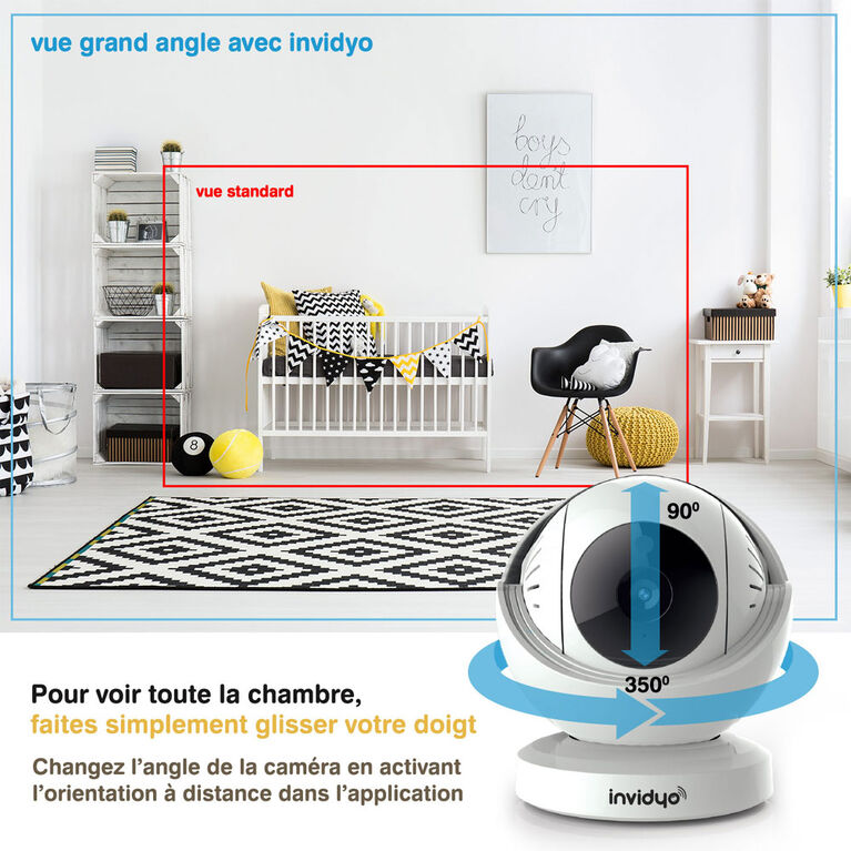 Moniteur vidéo pour bébé de Invidyo.